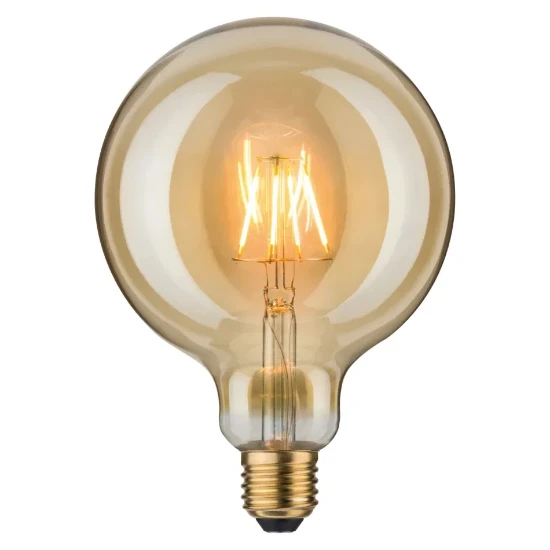 Paulmann LED-filament Globe E27 G125 5W 1700K Goud