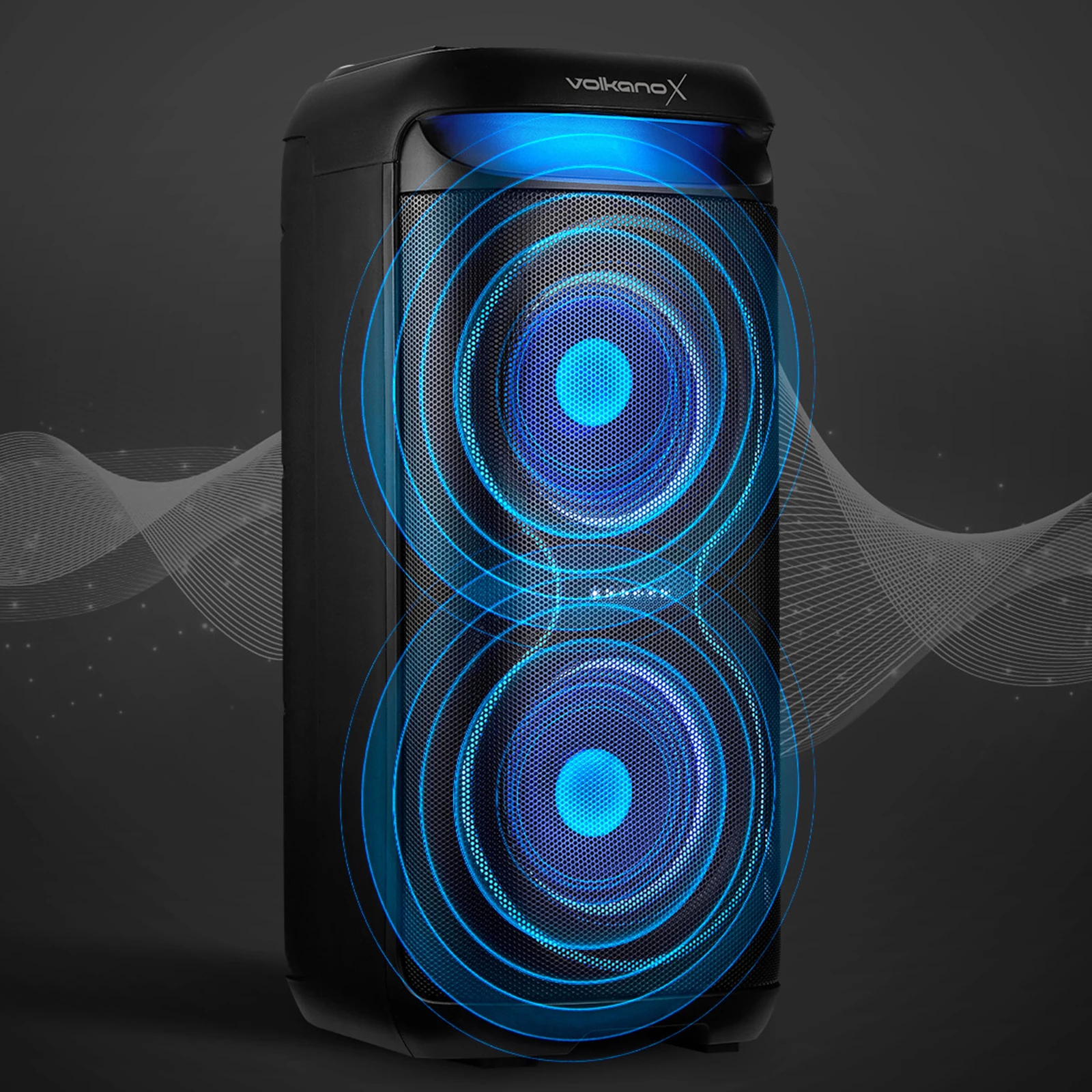 VolkanoX VXP200 Party speaker – Zwart