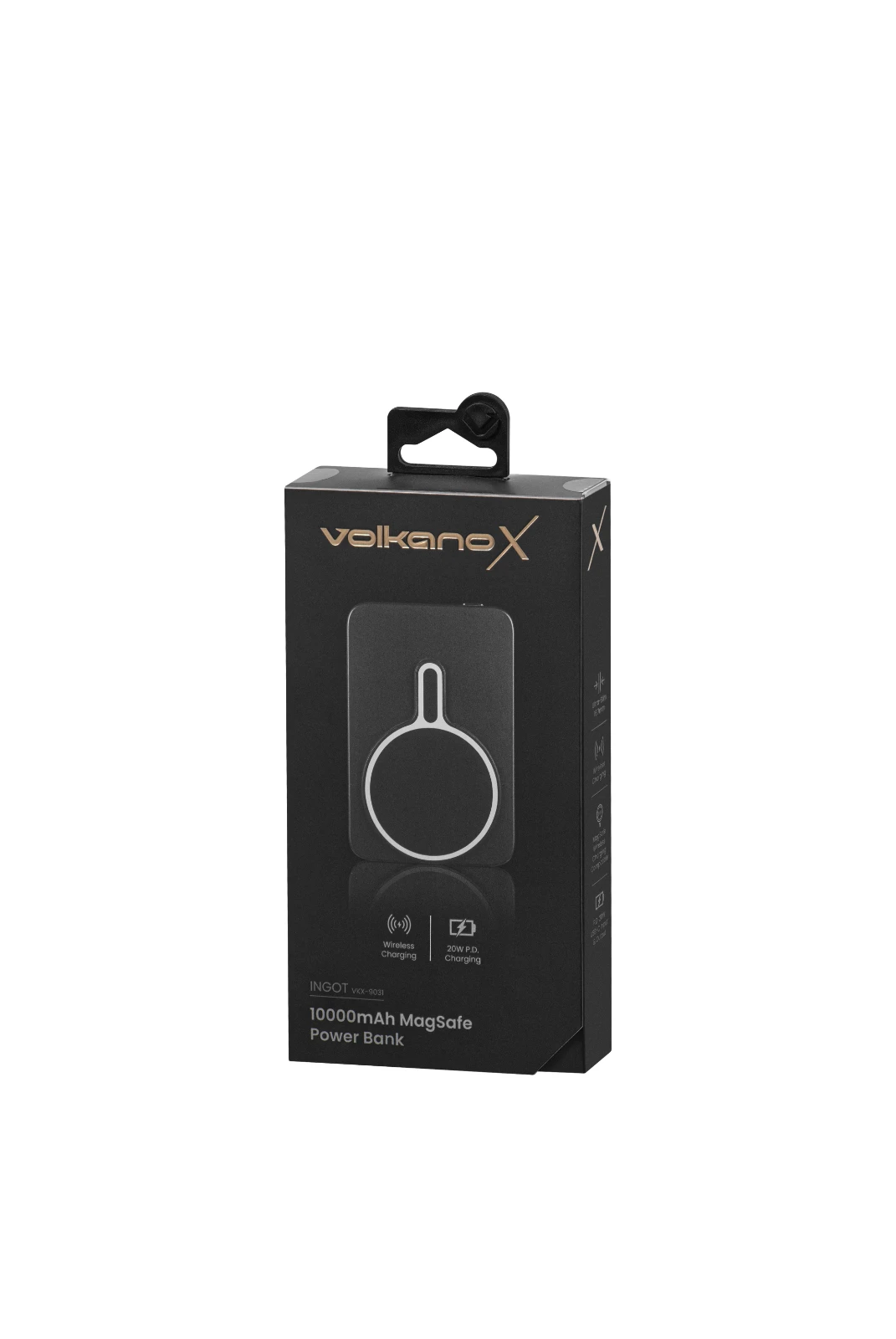 VolkanoX Ingot Powerbank – 10000 mAh – Zwart
