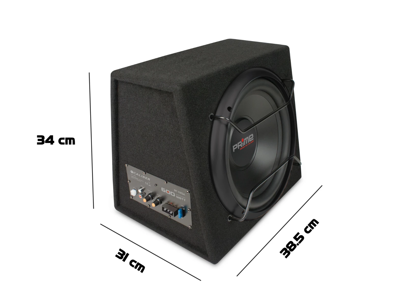 Caliber BC112SA Actieve autosubwoofer – 12"