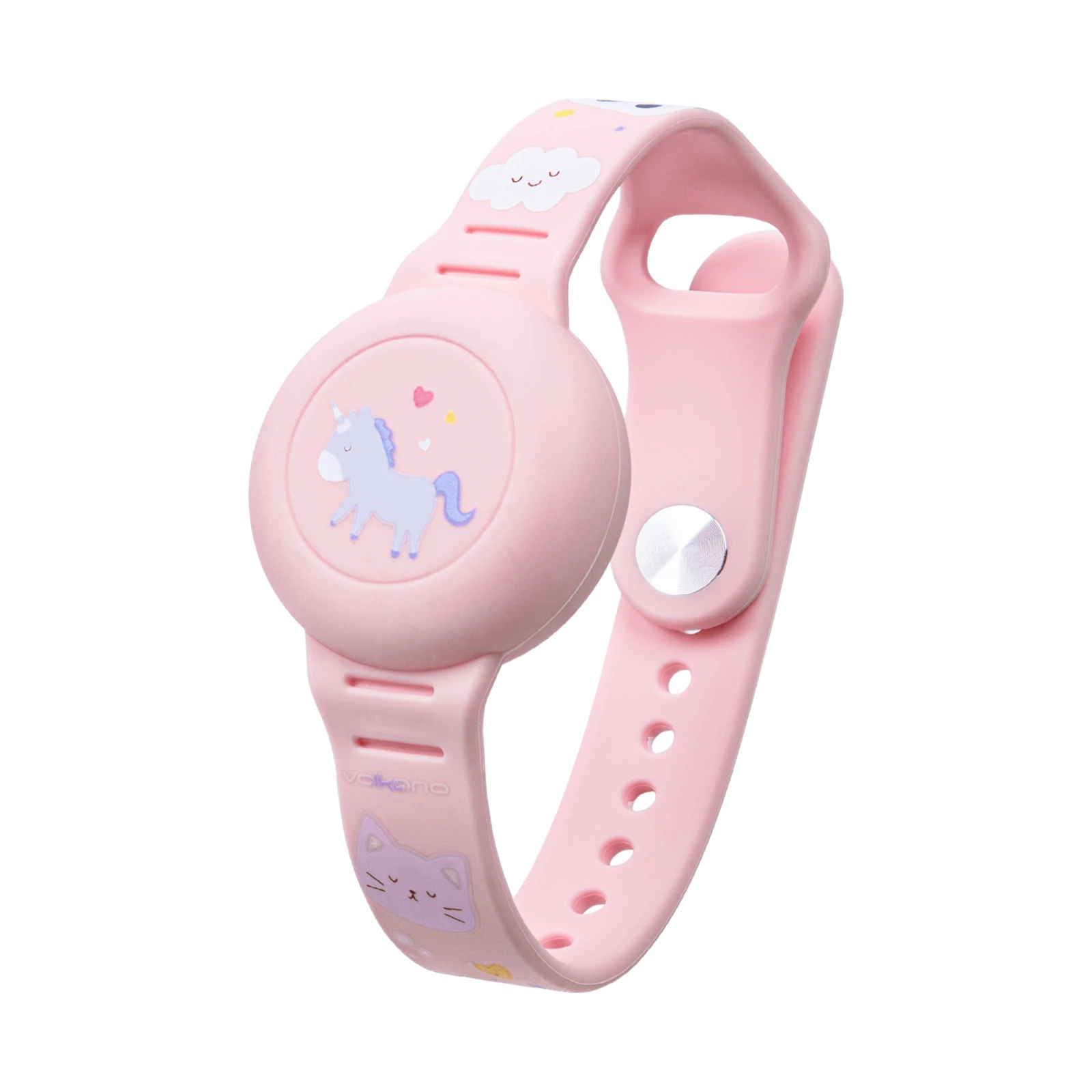 Volkano TagTrace Duo Bluetooth tracker met polsbandje – Roze