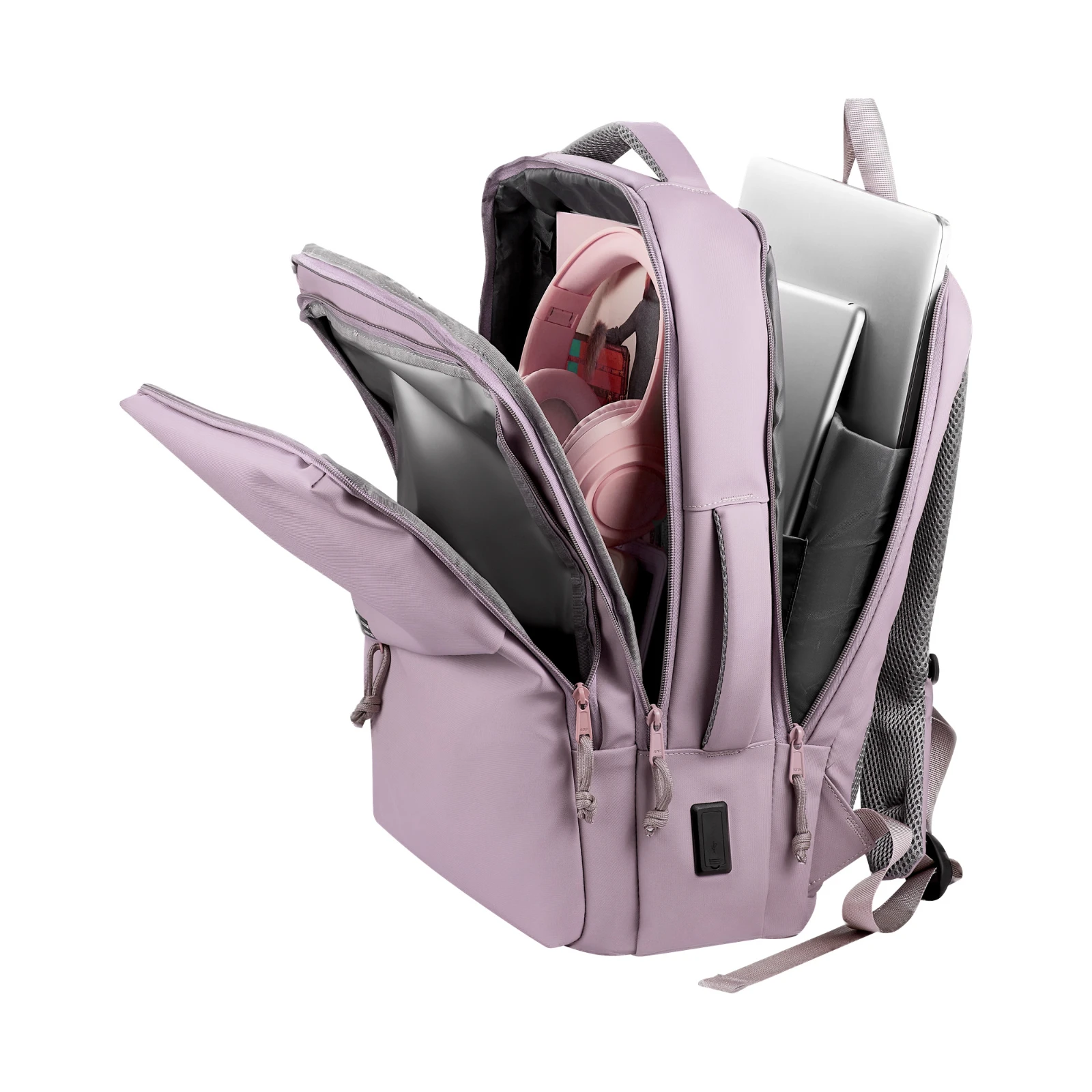 Volkano Traveller Underseat-rugzak – Pastelroze