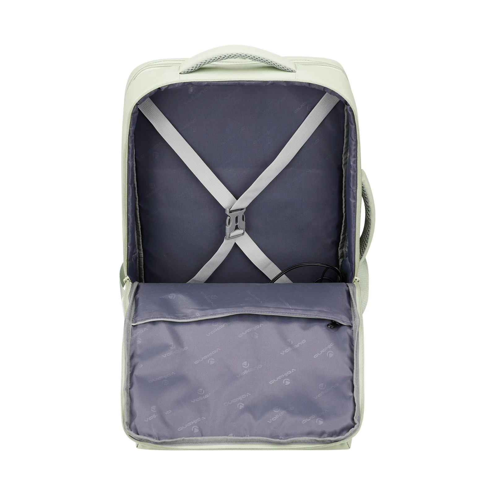 Volkano Traveller Underseat-rugzak – Mintgroen