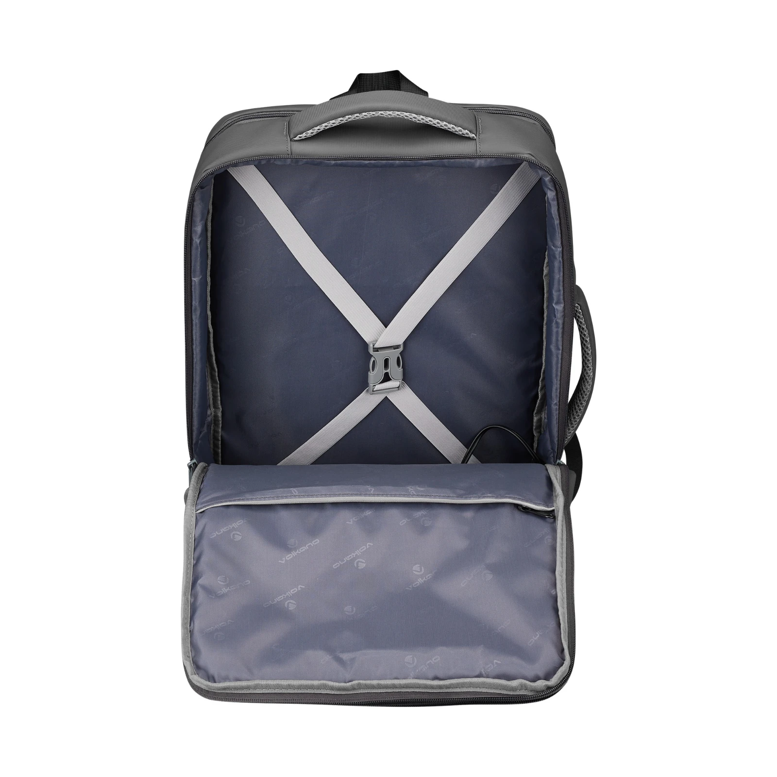 Volkano Traveller Underseat-rugzak – Antraciet