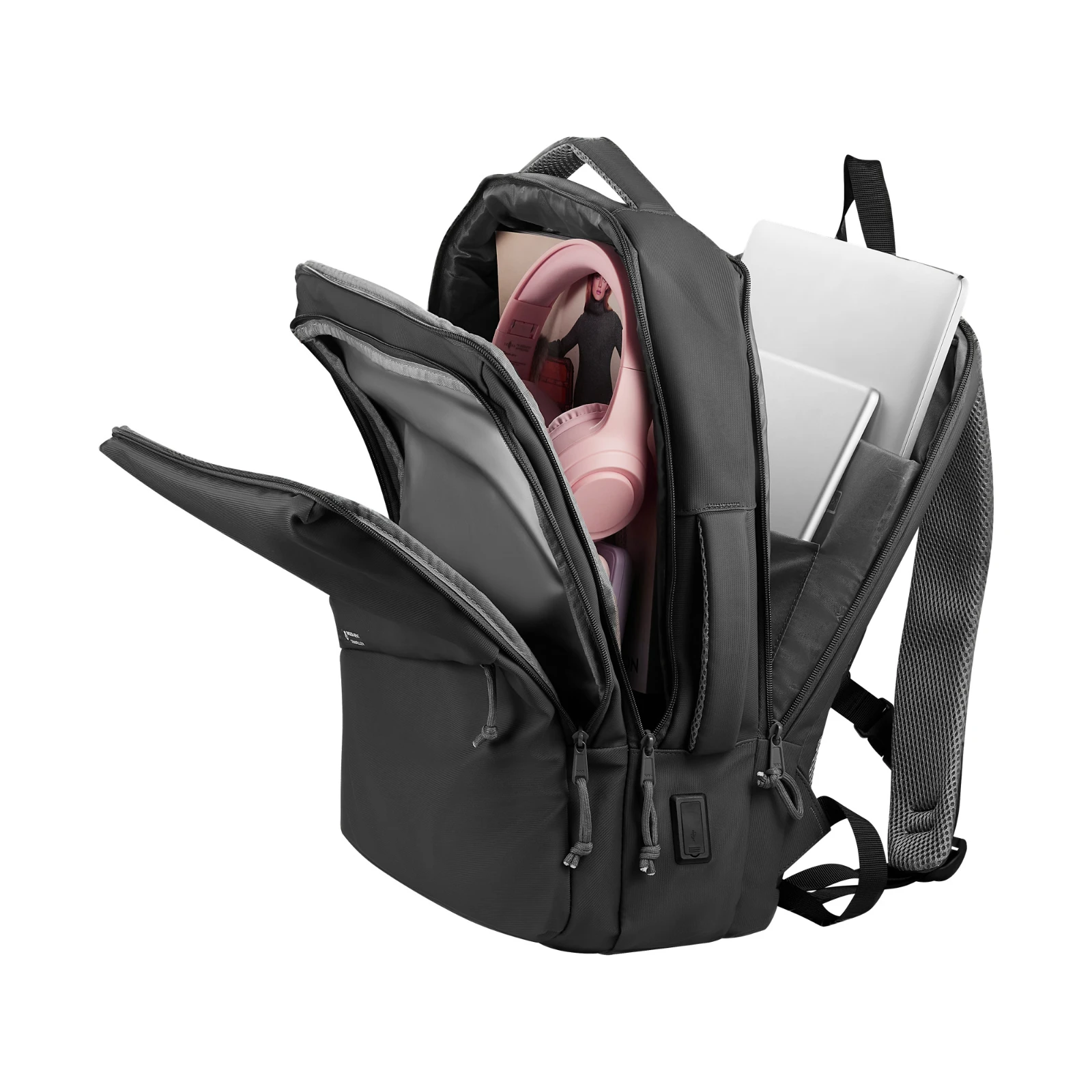 Volkano Traveller Underseat-rugzak – Antraciet