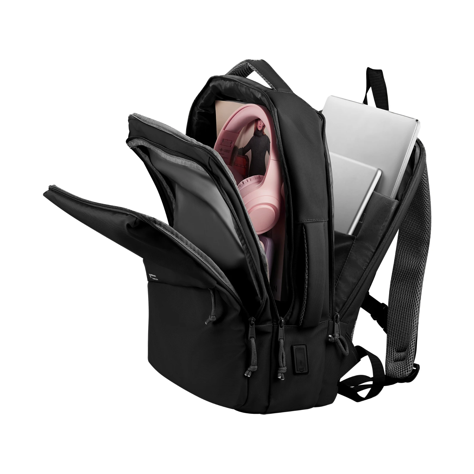 Volkano Traveller Underseat-rugzak – Zwart