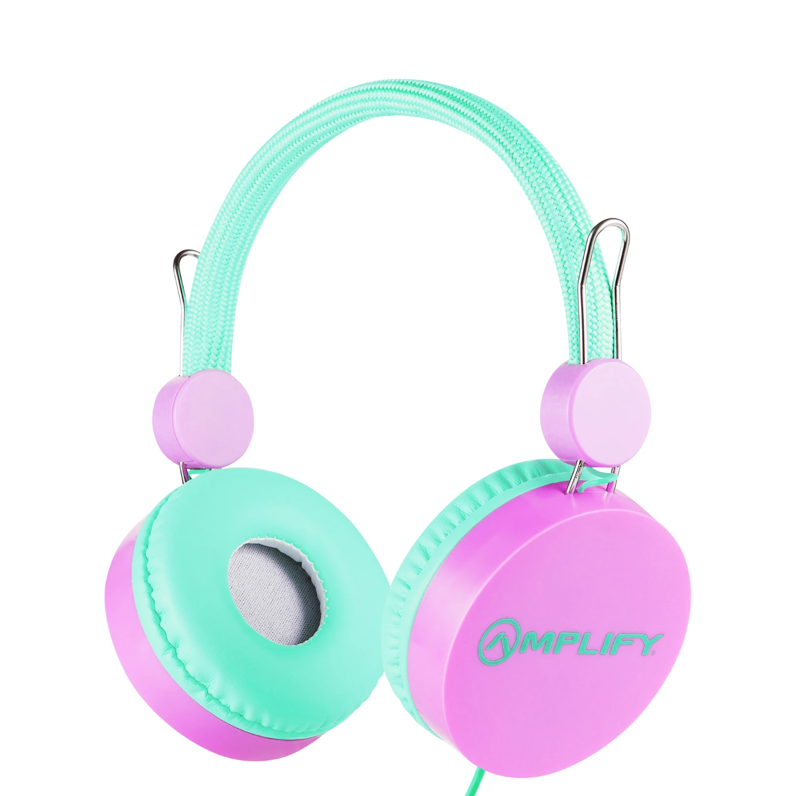 Amplify Kids Adventure Koptelefoon – Groen-roze