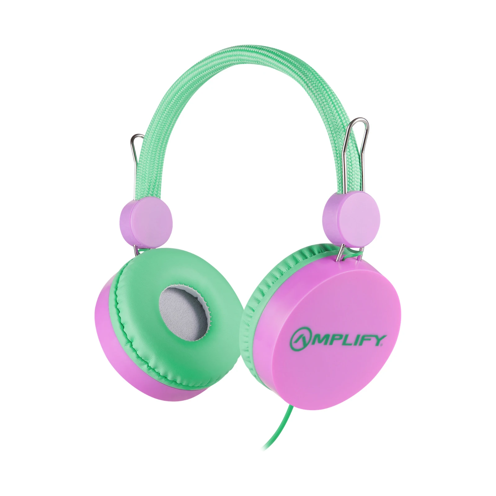 Amplify Kids Adventure Koptelefoon – Groen-roze