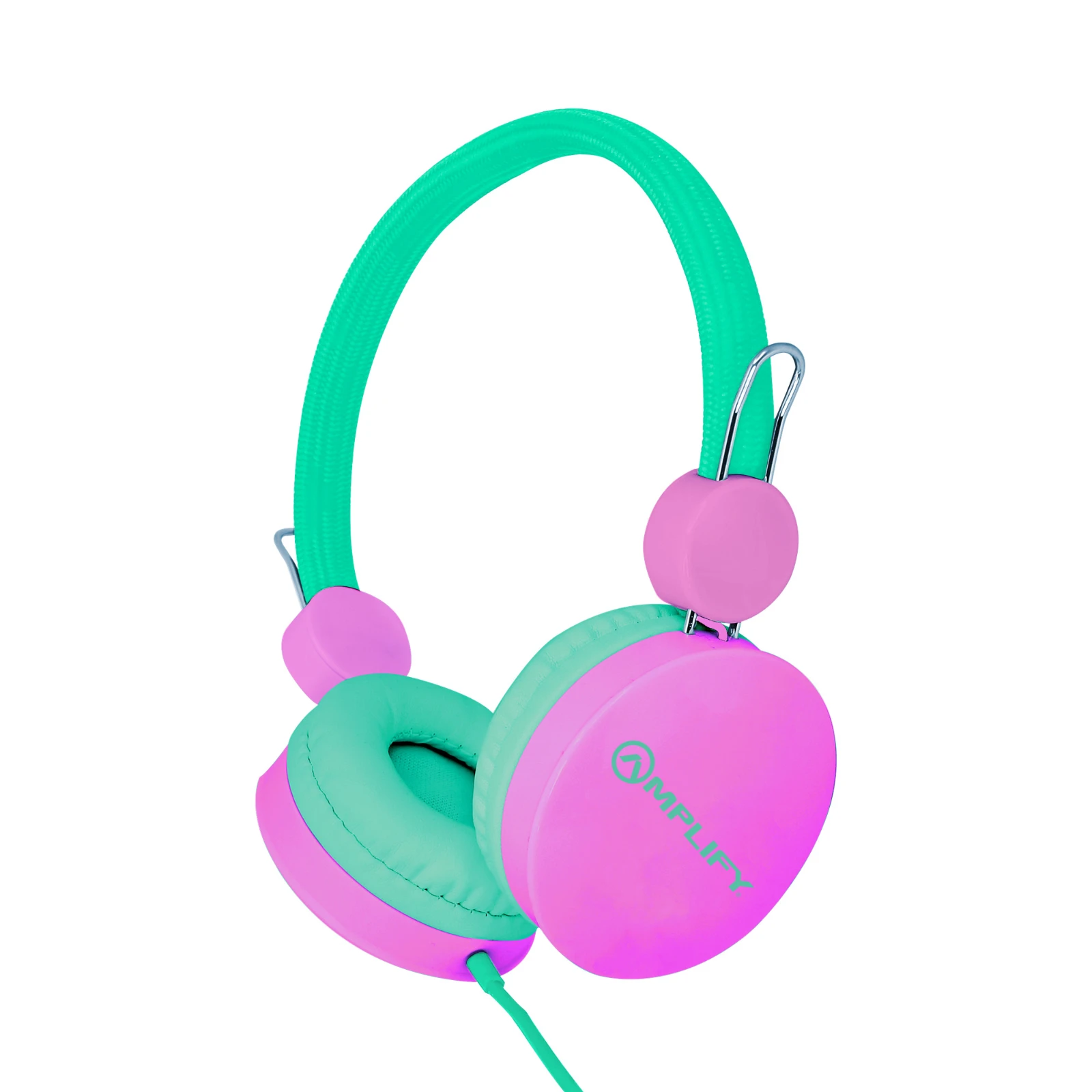 Amplify Kids Adventure Koptelefoon – Groen-roze