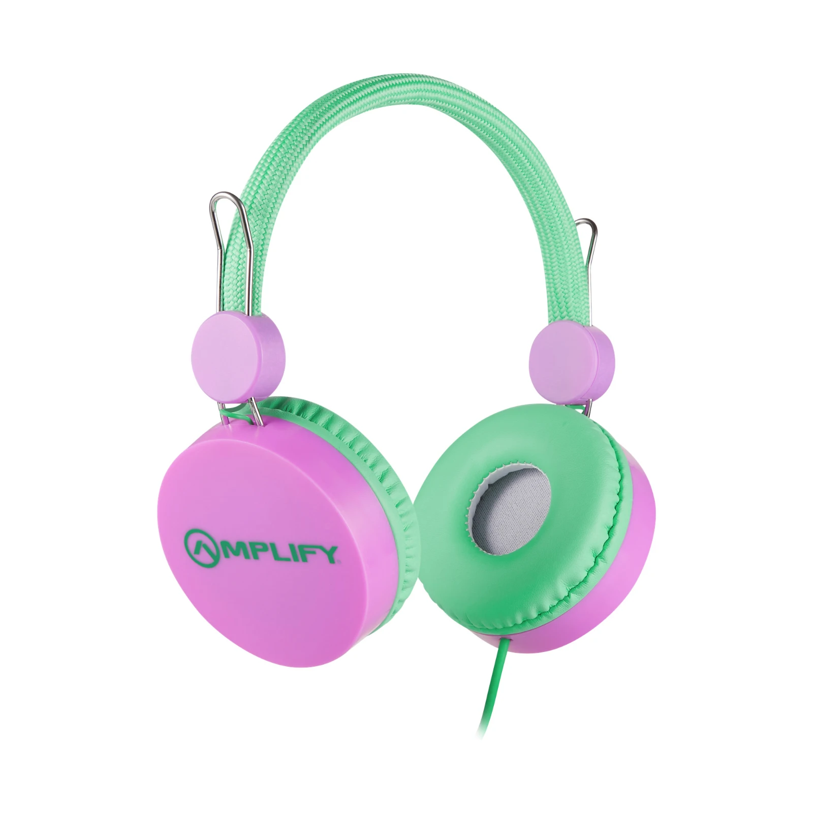 Amplify Kids Adventure Koptelefoon – Groen-roze