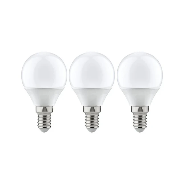 Paulmann LED-kogellamp E14 5,5W 2700K 230V (3 stuks)