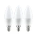 Paulmann LED-kaarslamp E14 5,5W 2700K 230V (3 stuks)
