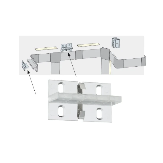 Paulmann LED-strip profiel Duo transprant (4 stuks)
