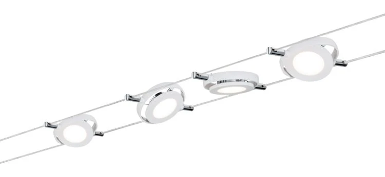 Paulmann LED-kabelsysteem RoundMac basisset 4x4W tunable white