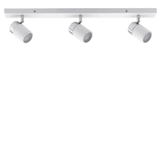 Paulmann Spotlight Zyli IP44 10W GU10 dimbaar wit - 3-spot lineair