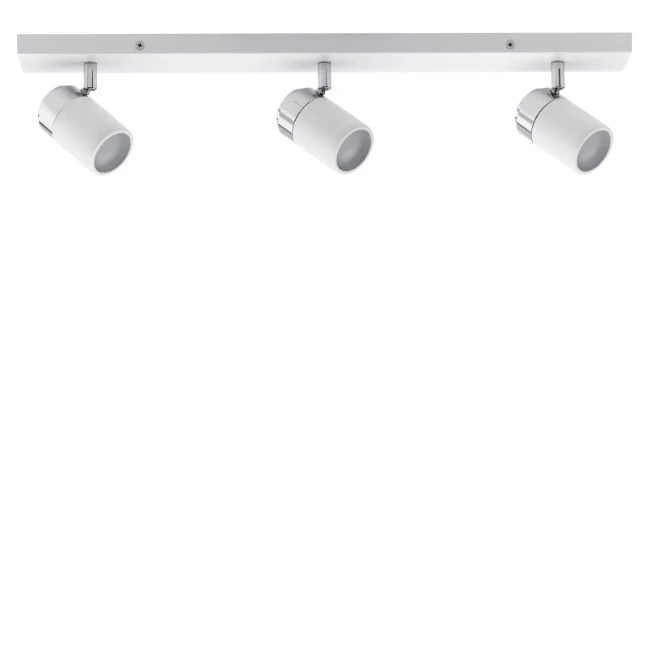 Paulmann Spotlight Zyli IP44 10W GU10 dimbaar wit - 3-spot lineair