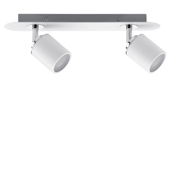 Paulmann Spotlight Tube IP44 10W GU10 wit - 2-spot