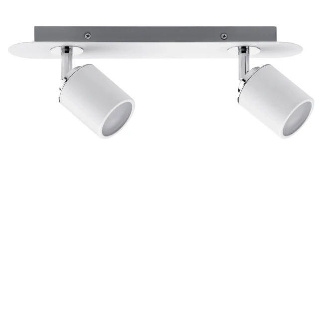 Paulmann Spotlight Tube IP44 10W GU10 wit - 2-spot