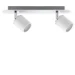 Paulmann Spotlight Tube IP44 10W GU10 wit - 2-spot
