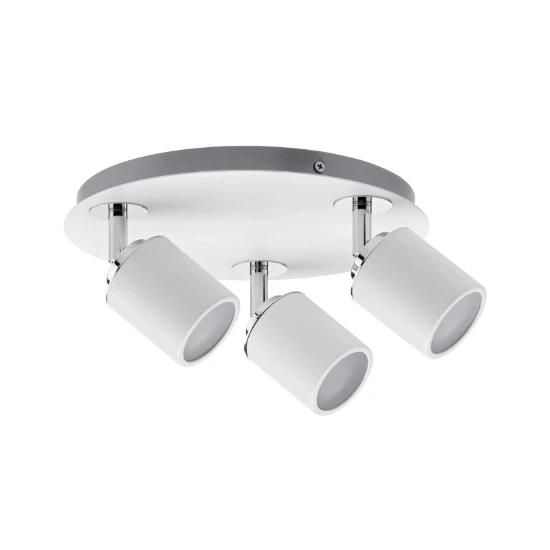Paulmann Spotlight Tube IP44 10W GU10 wit - 3-spot