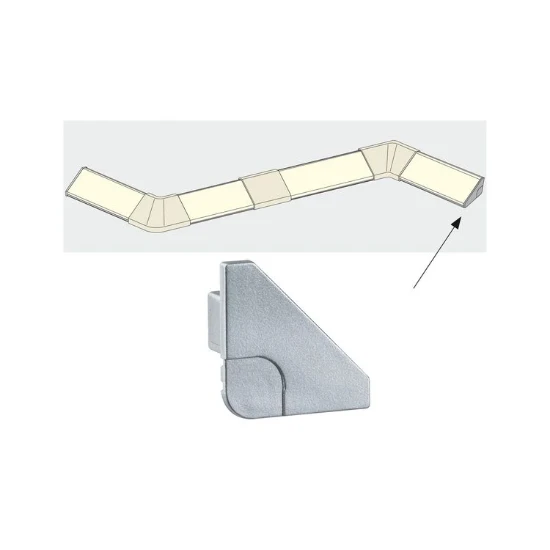 Paulmann LED-strip profiel Delta eindkap (2 stuks)