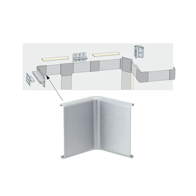 Paulmann LED-strip profiel Duo binnenhoek (2 stuks)