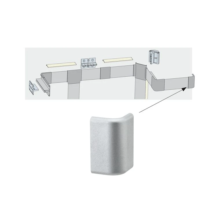 Paulmann LED-strip profiel Duo eindkap (2 stuks)