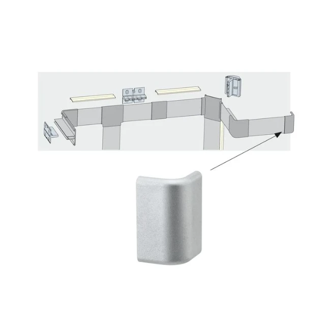 Paulmann LED-strip profiel Duo eindkap (2 stuks)