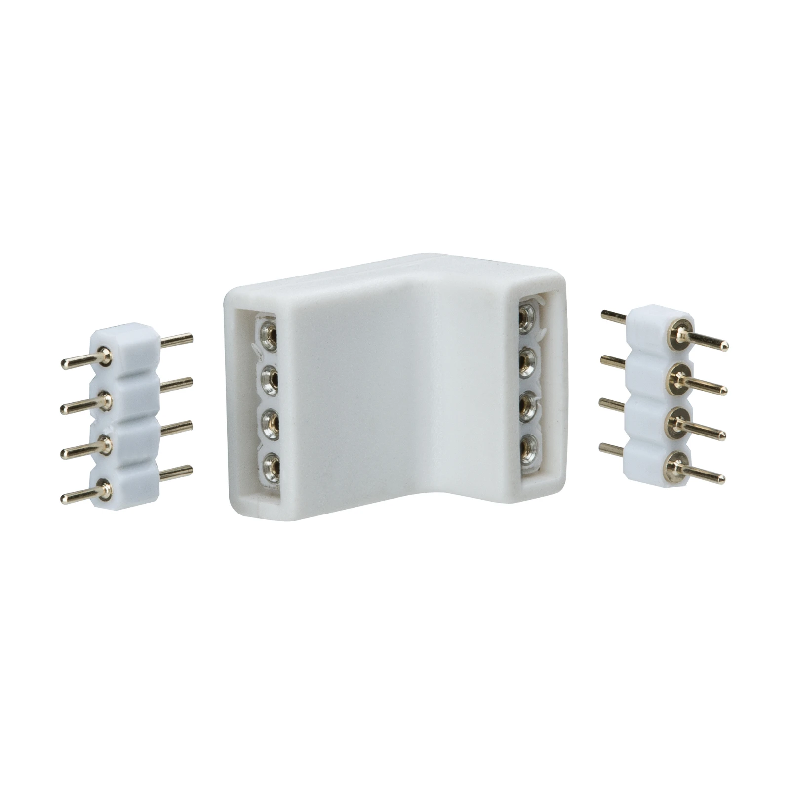 Paulmann YourLED Hoekverbinding 60W wit/zwart (4 stuks)