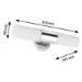 Paulmann LED-spiegellamp Lenia IP44 E14 2x20W chroom