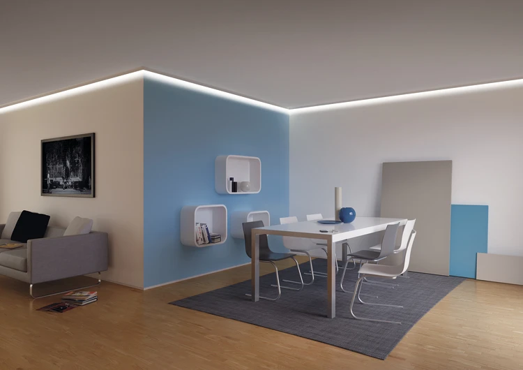 Paulmann LED-strip binnenhoekprofiel grijs (2 stuks)