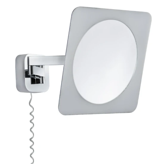 Paulmann LED-cosmeticaspiegel Bela vierkant IP44 5,7W chroom