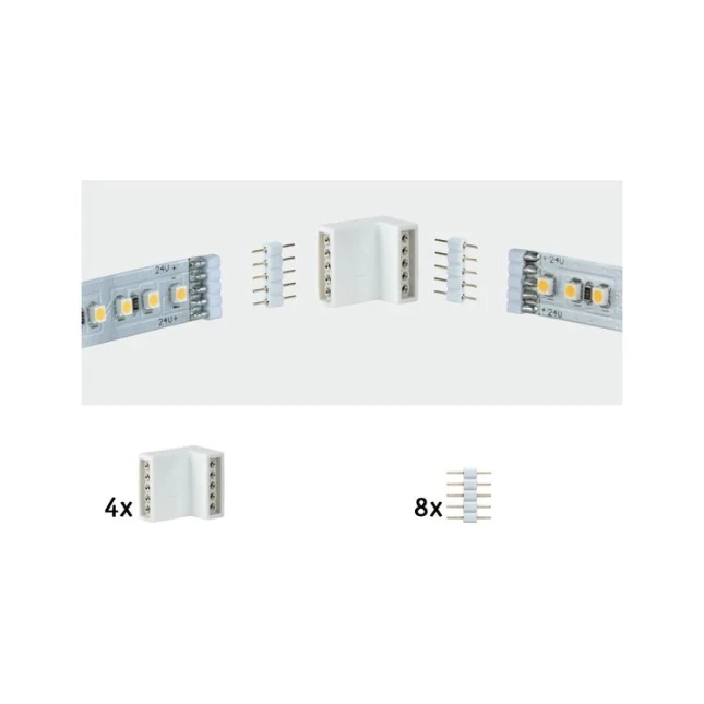 Paulmann MaxLED Binnen-/buitenhoek connector (4 stuks)