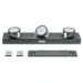 Paulmann LED-onderkastverlichting Rotate antraciet - 3-spots