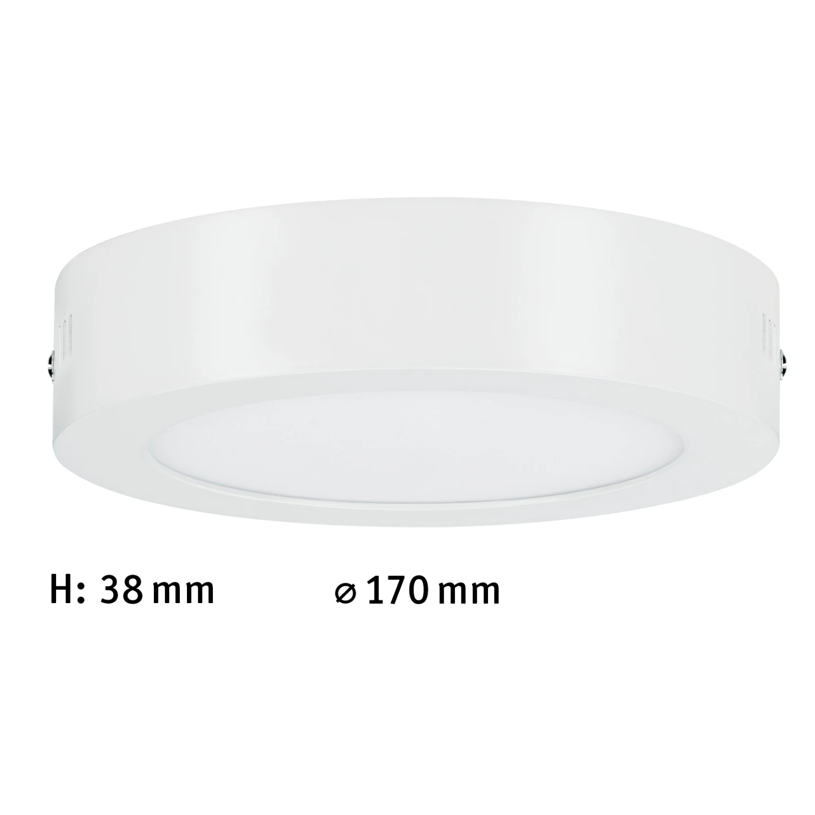 Paulmann LED-paneel Lunar O170mm 11W 3000K wit