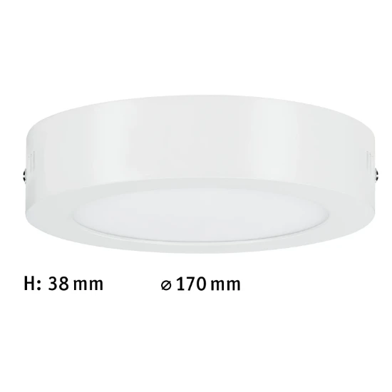 Paulmann LED-paneel Lunar O170mm 11W 3000K wit