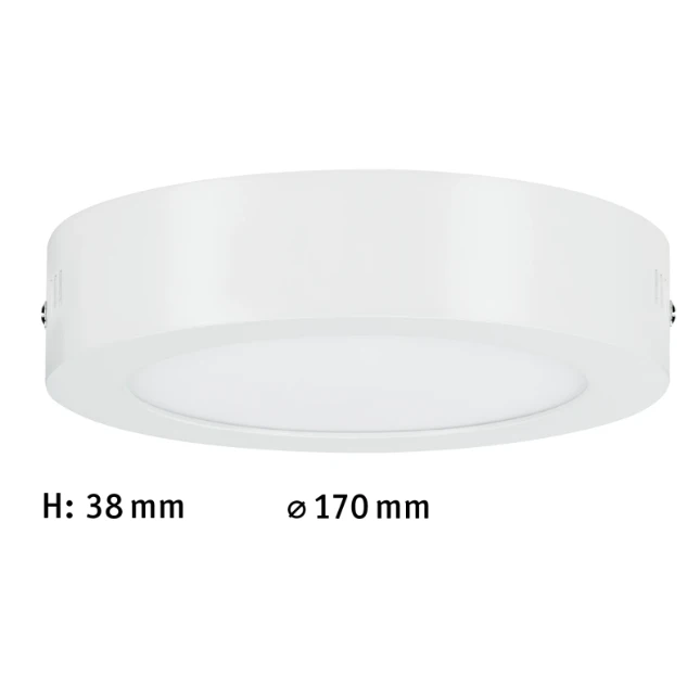 Paulmann LED-paneel Lunar O170mm 11W 3000K wit