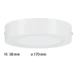 Paulmann LED-paneel Lunar O170mm 11W 3000K wit