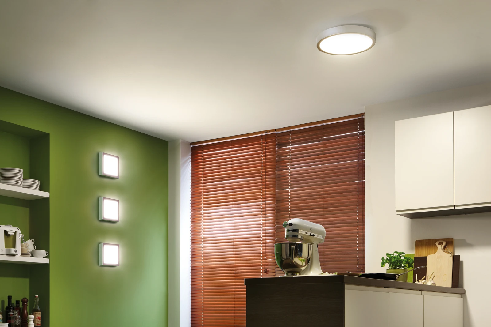 Paulmann LED-paneel Lunar 300x300mm 16W 3000K chroom