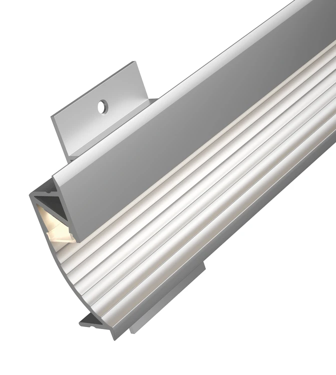 Paulmann LED-strip profiel Cup 100cm diffusor aluminium/satijn