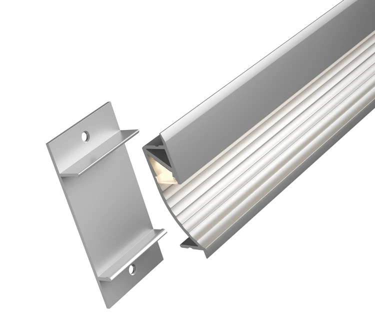 Paulmann LED-strip profiel Cup 100cm diffusor aluminium/satijn