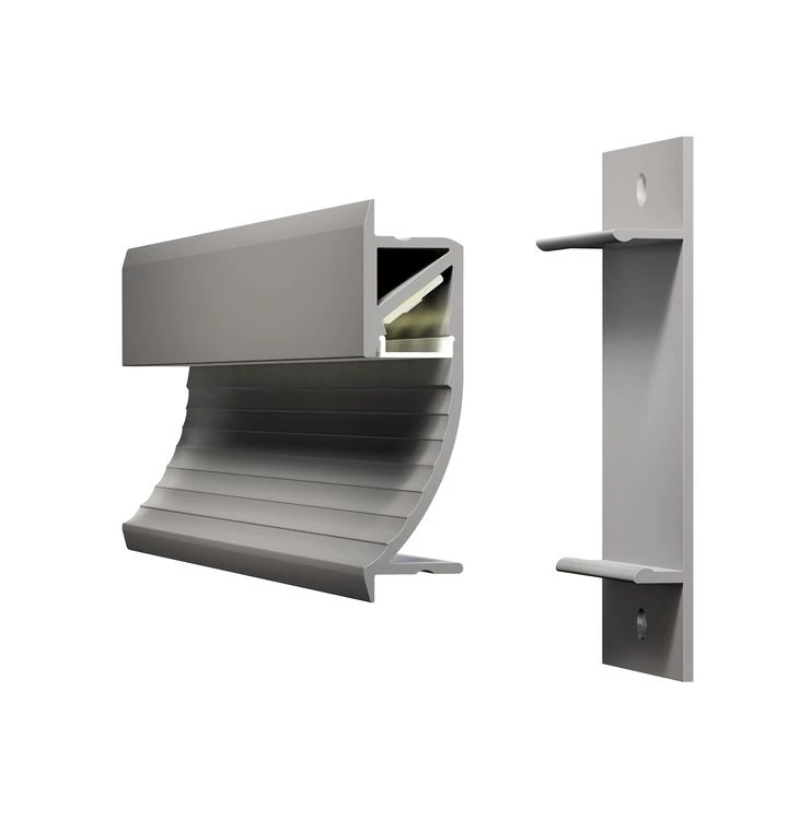 Paulmann LED-strip profiel Cup 100cm diffusor aluminium/satijn