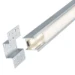 Paulmann LED-strip profiel Deep 100cm diffusor aluminium/satijn