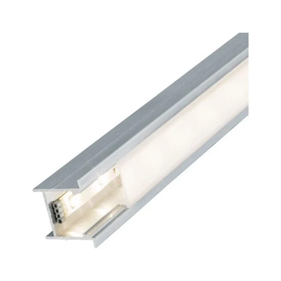 Paulmann LED-strip profiel Deep 200cm diffusor aluminium/satijn