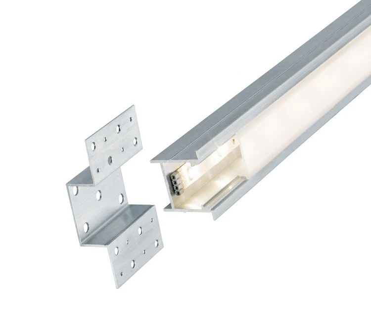 Paulmann LED-strip profiel Deep 200cm diffusor aluminium/satijn