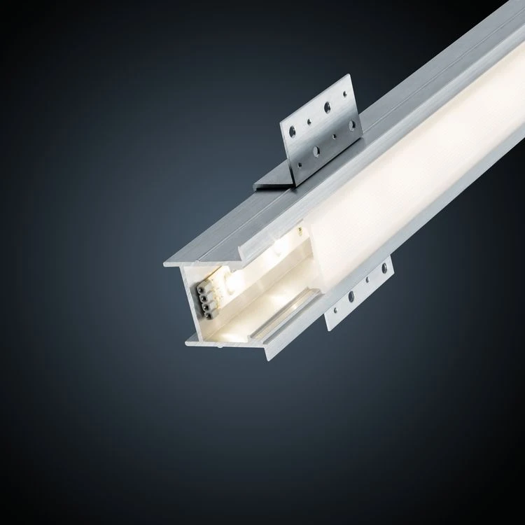 Paulmann LED-strip profiel Deep 200cm diffusor aluminium/satijn