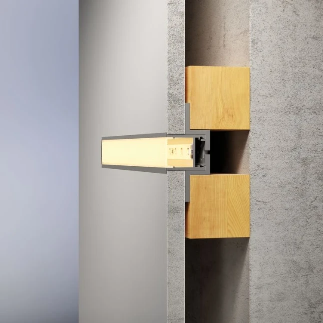 Paulmann LED-strip profiel Deep 200cm diffusor aluminium/satijn