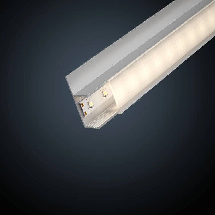 Paulmann LED-strip profiel Socle 100cm diffusor aluminium/satijn