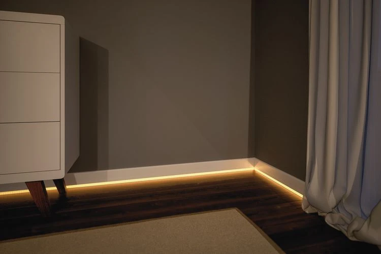 Paulmann LED-strip profiel Socle 100cm diffusor aluminium/satijn