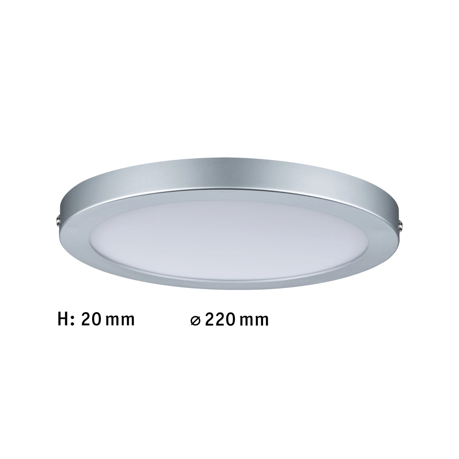 Paulmann LED-paneel Atria O220mm 14W 2700K chroom